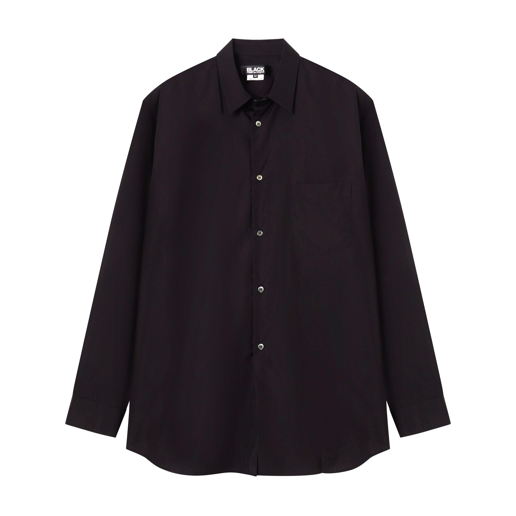 BLACK Comme des Garçons Oversized Shirt (Black) by COMME DES GARCONS