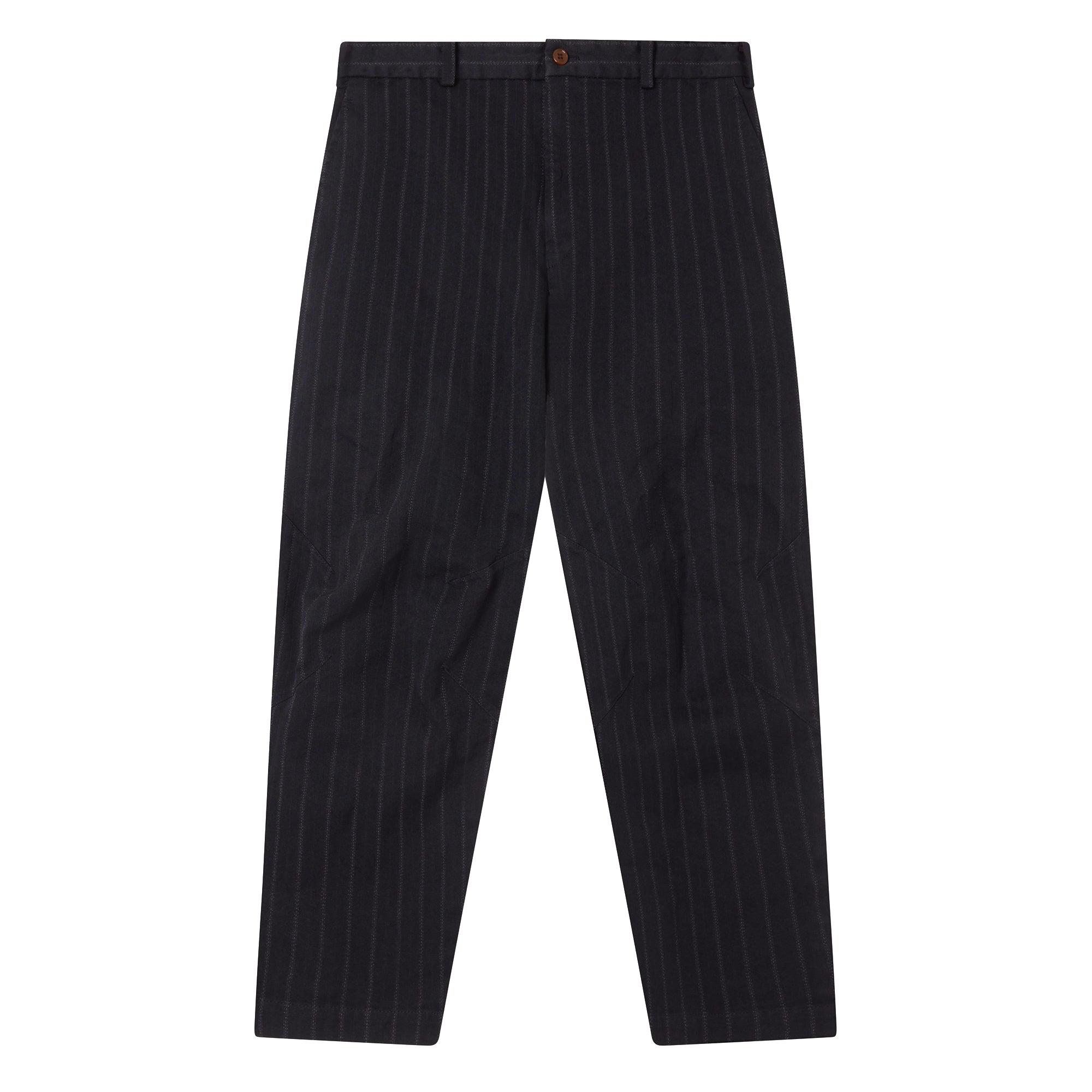 BLACK Comme des Garçons Stripe Suit Pants (Black) by COMME DES GARCONS