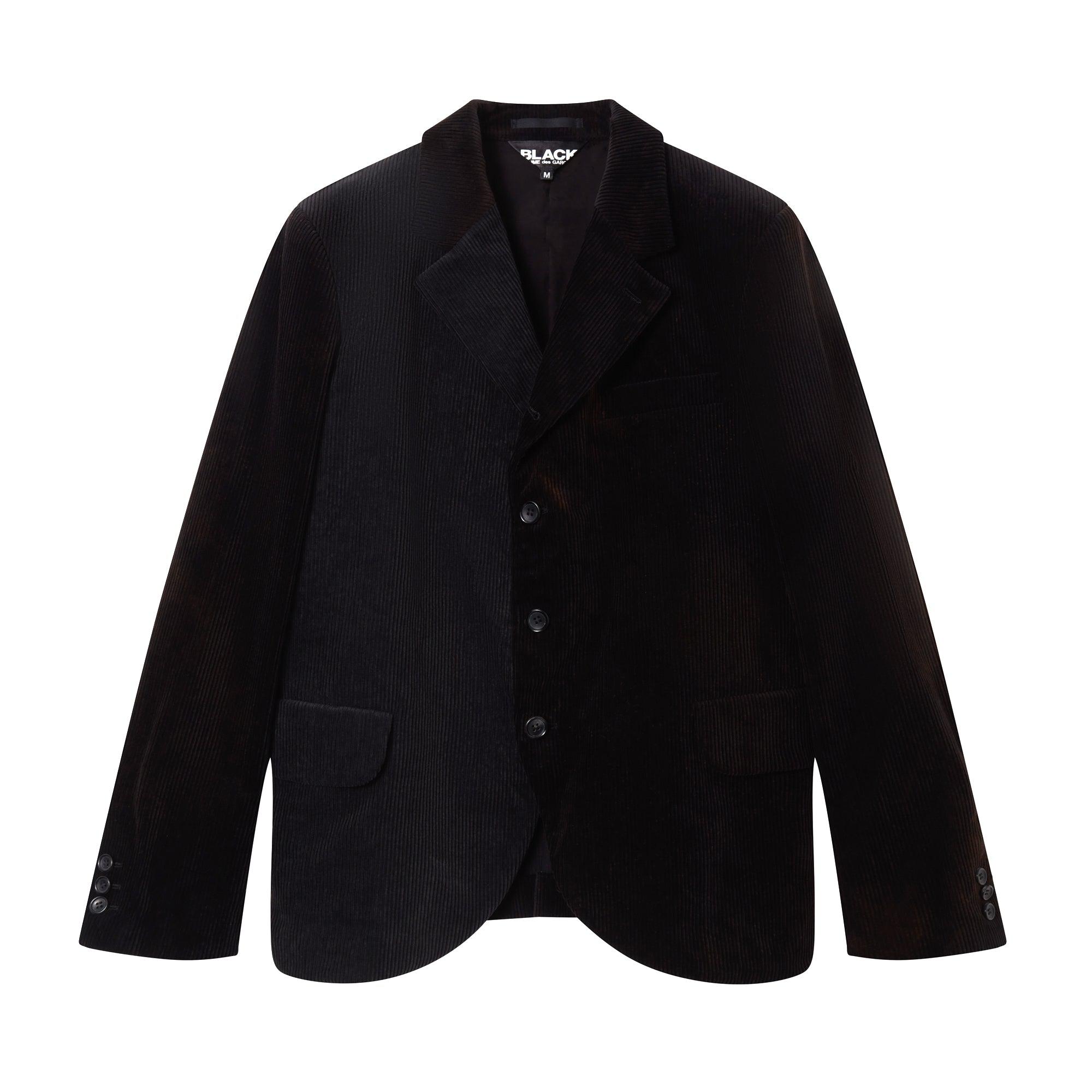 BLACK Comme des Garçons Tailored Corduroy Jacket (Black) by COMME DES GARCONS