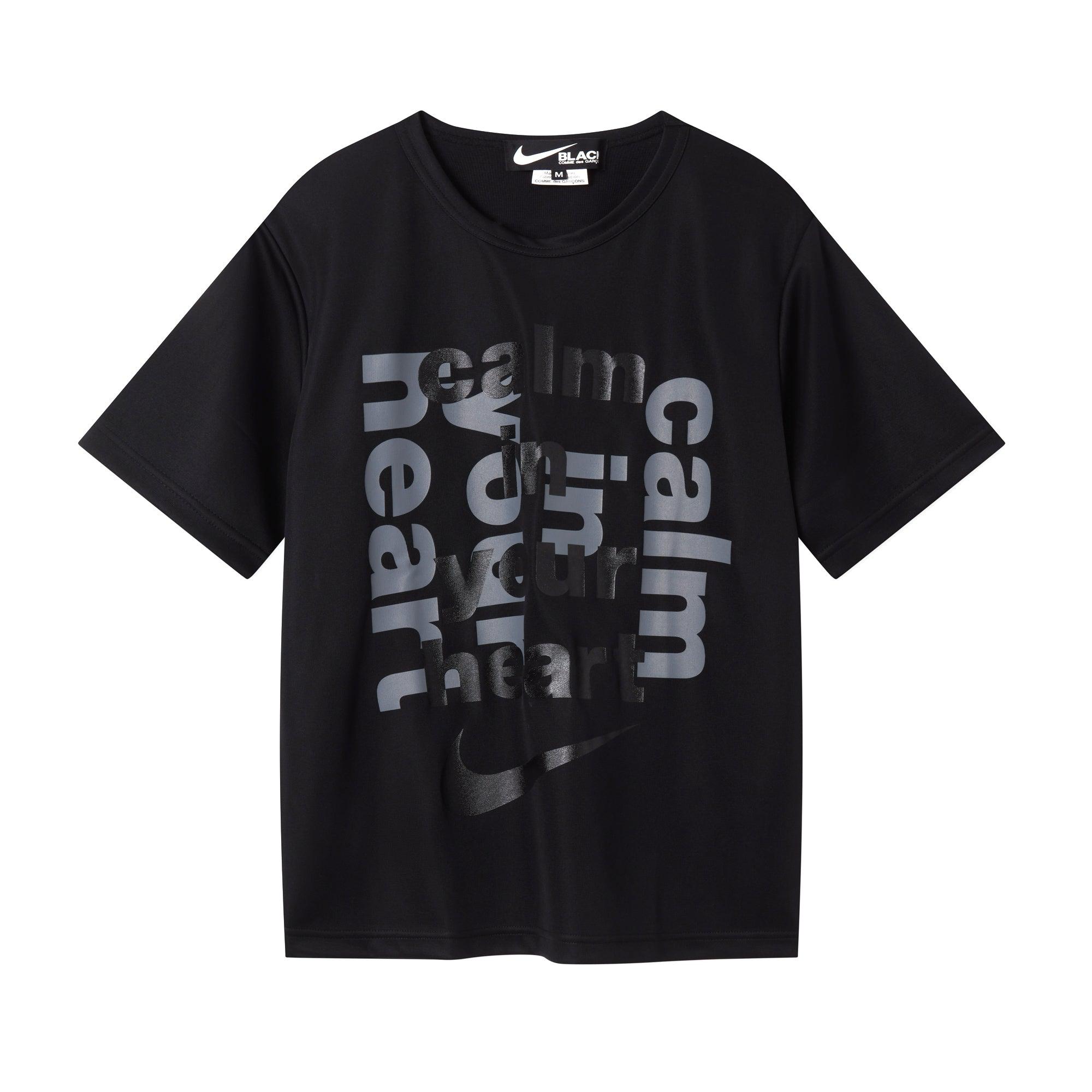 BLACK Comme des Garçons x Nike Calm in Your Heart T-Shirt (Black) by COMME DES GARCONS