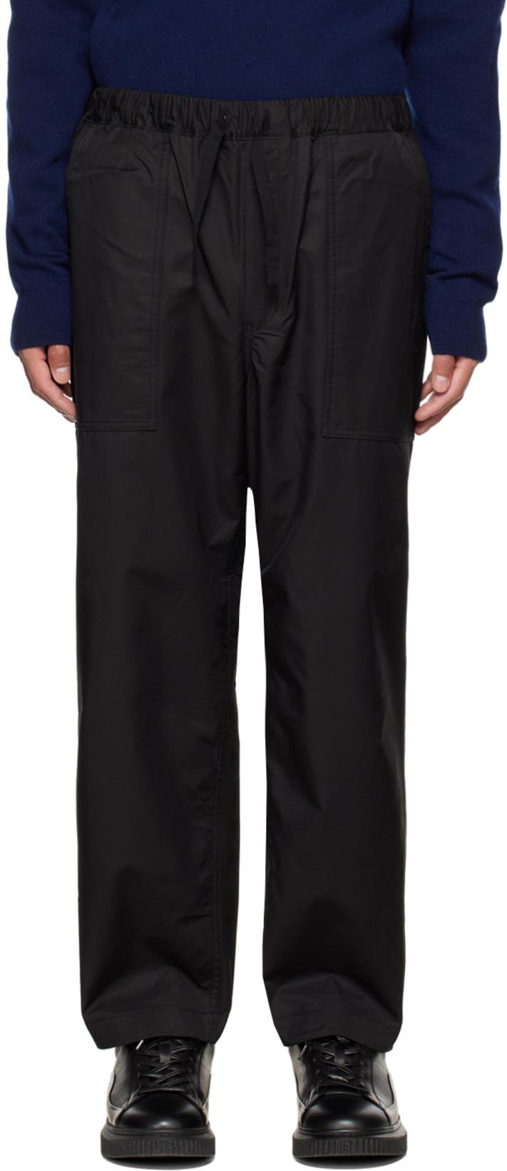 Black Drawstring Trousers by COMME DES GARCONS