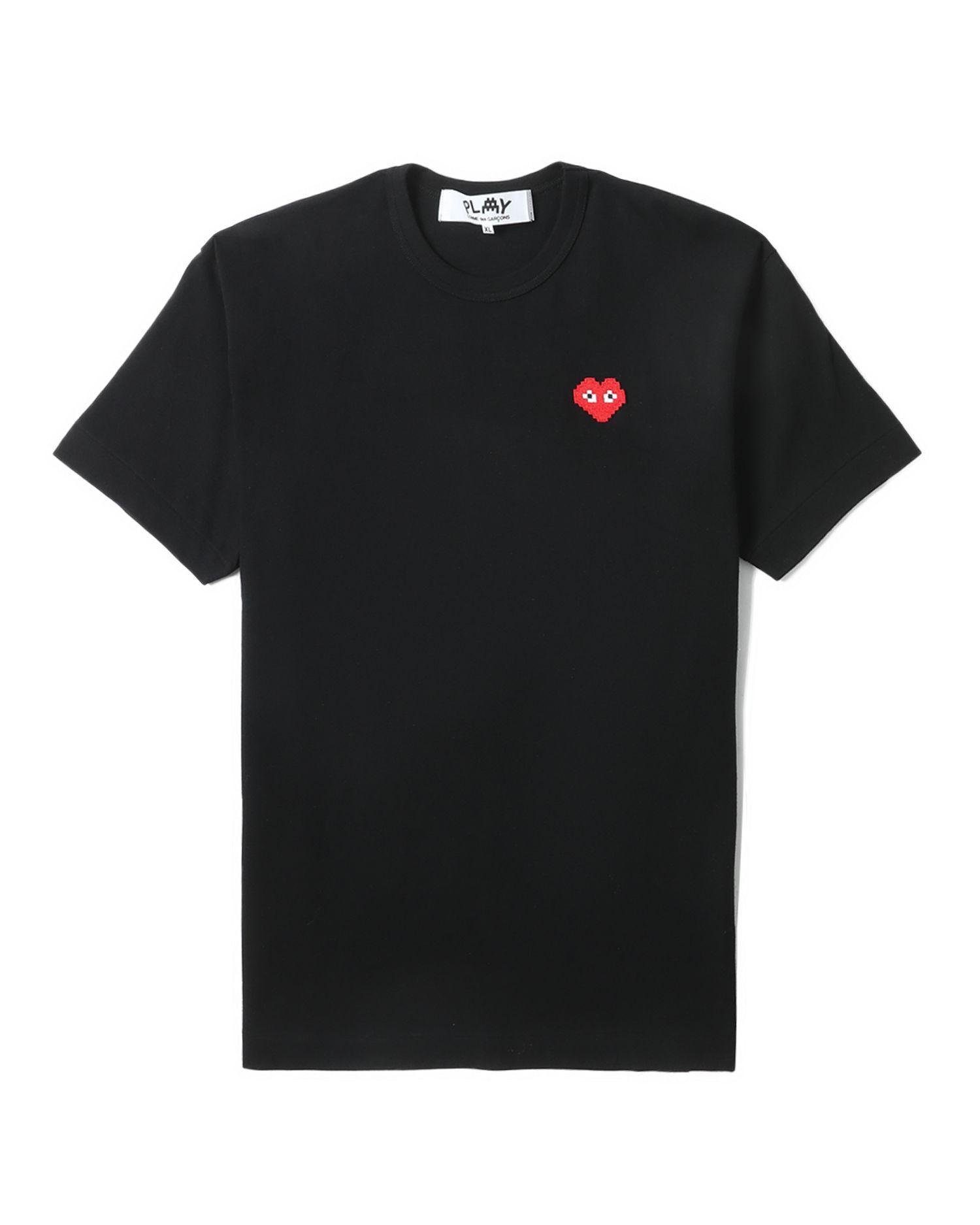 X INVADER logo tee by COMME DES GARCONS