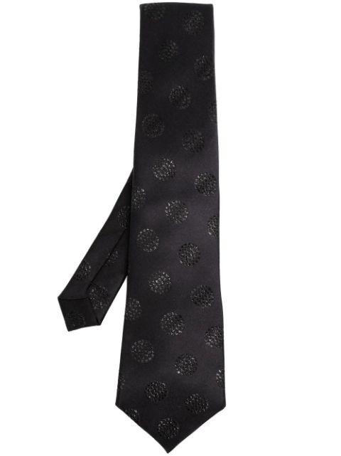 polka-dot pointed-tip tie by COMME DES GARCONS