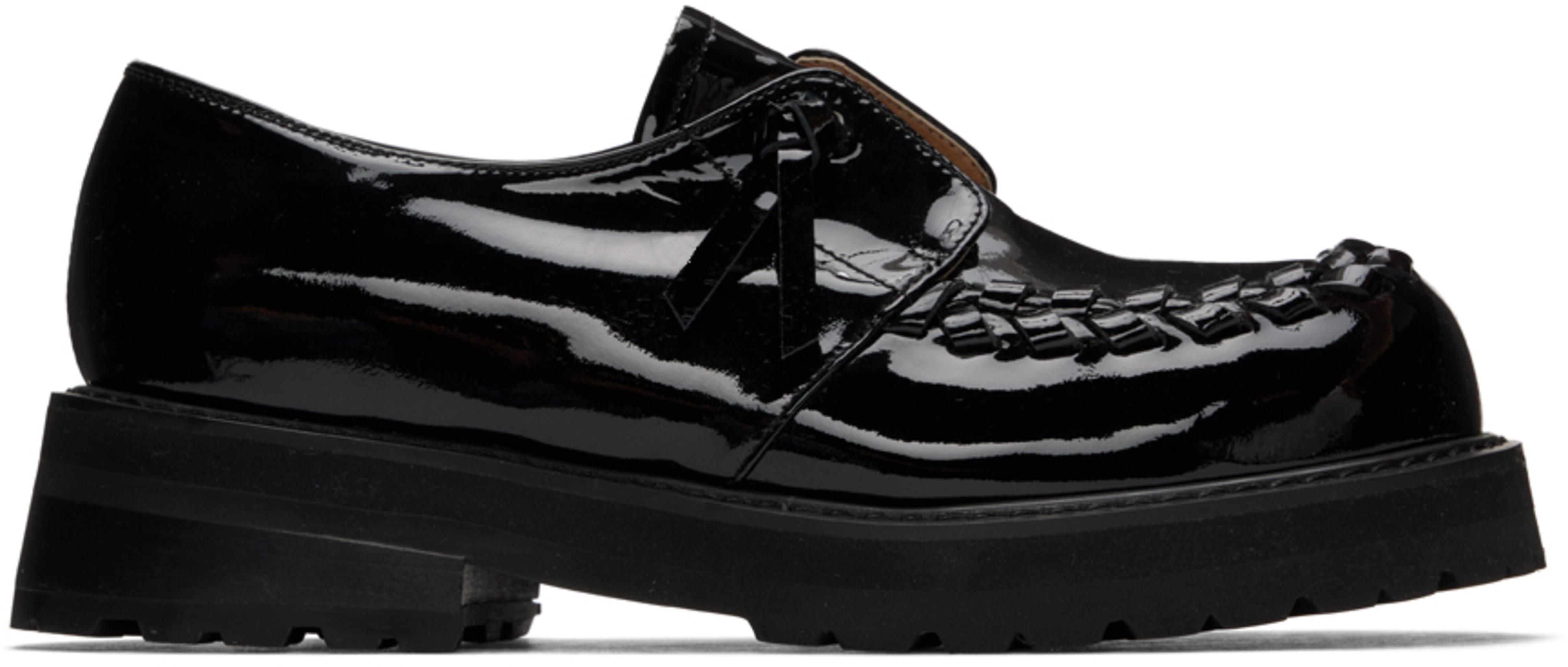 SSENSE Exclusive Black Freed Loafers by COMME SE-A