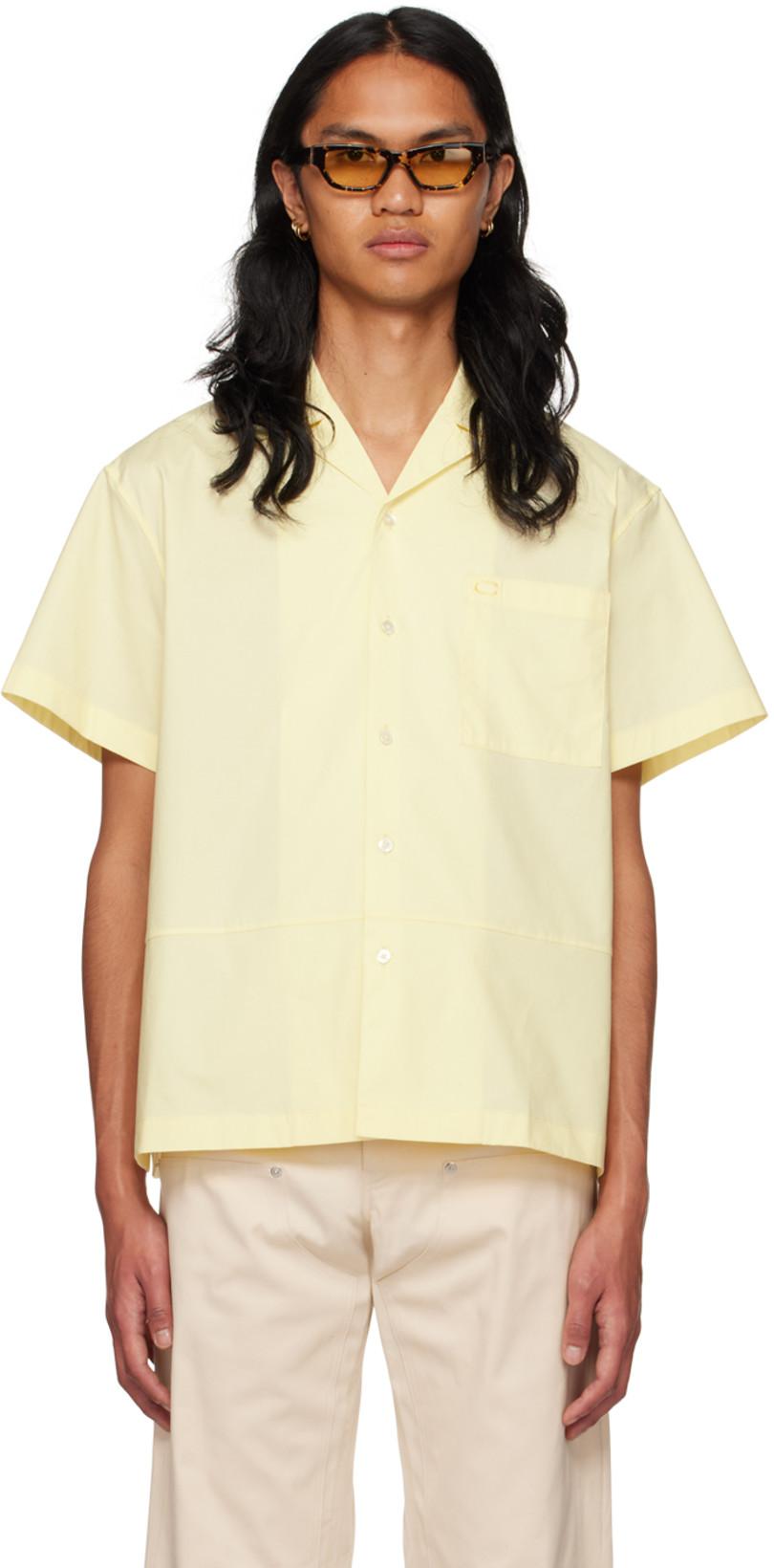 SSENSE Exclusive Yellow Uniform Shirt by COMMISSION