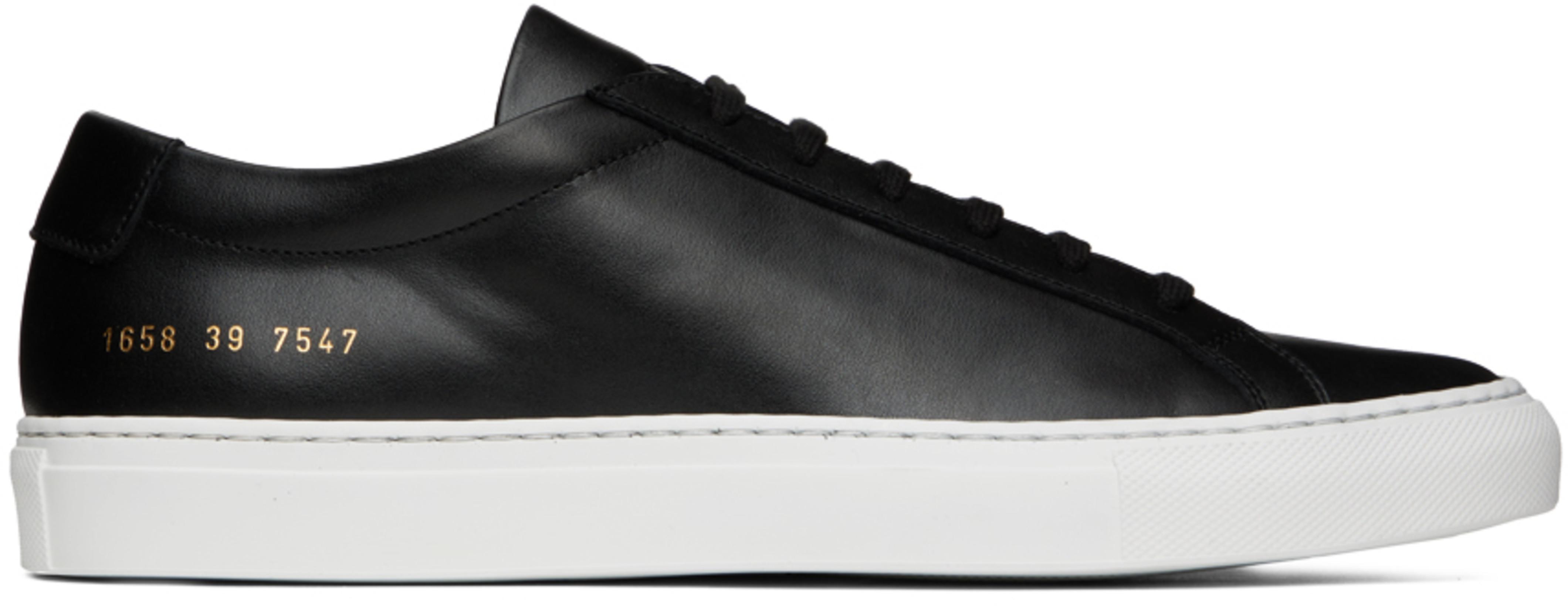 Black Achilles Low Sneakers by COMMON PROJECTS