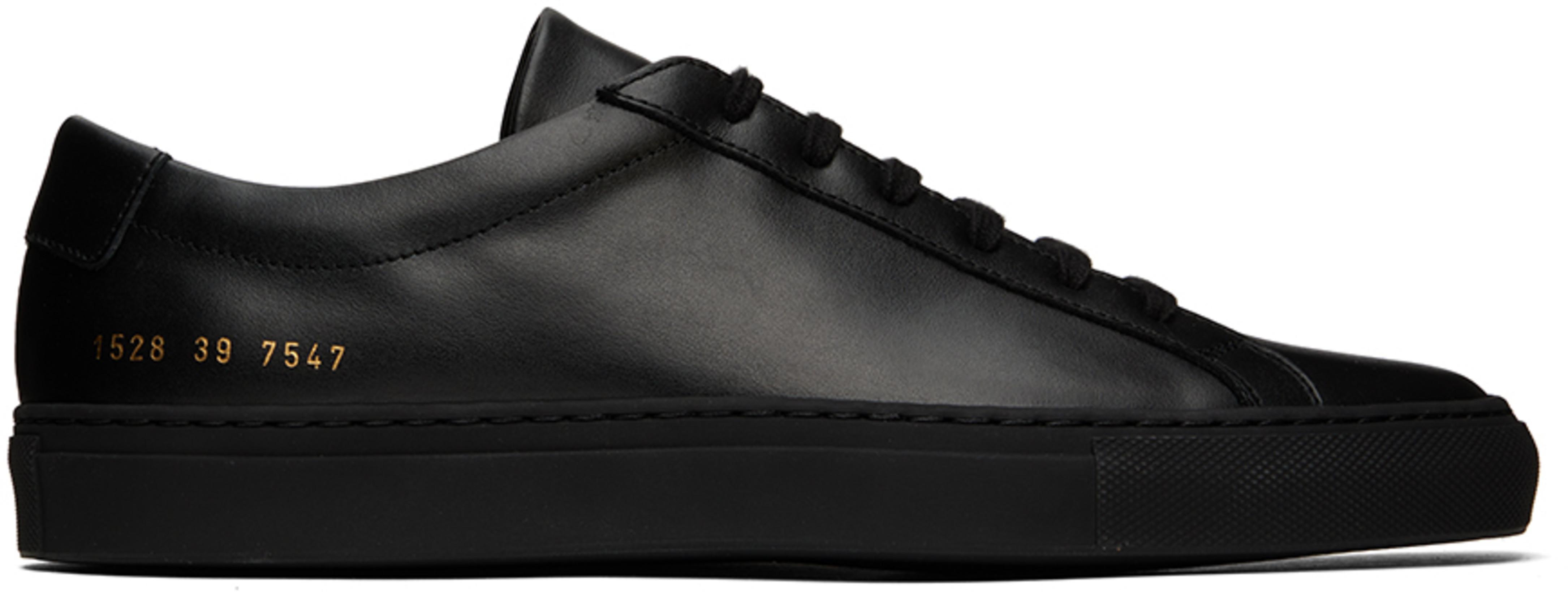 Black Original Achilles Low Sneakers by COMMON PROJECTS