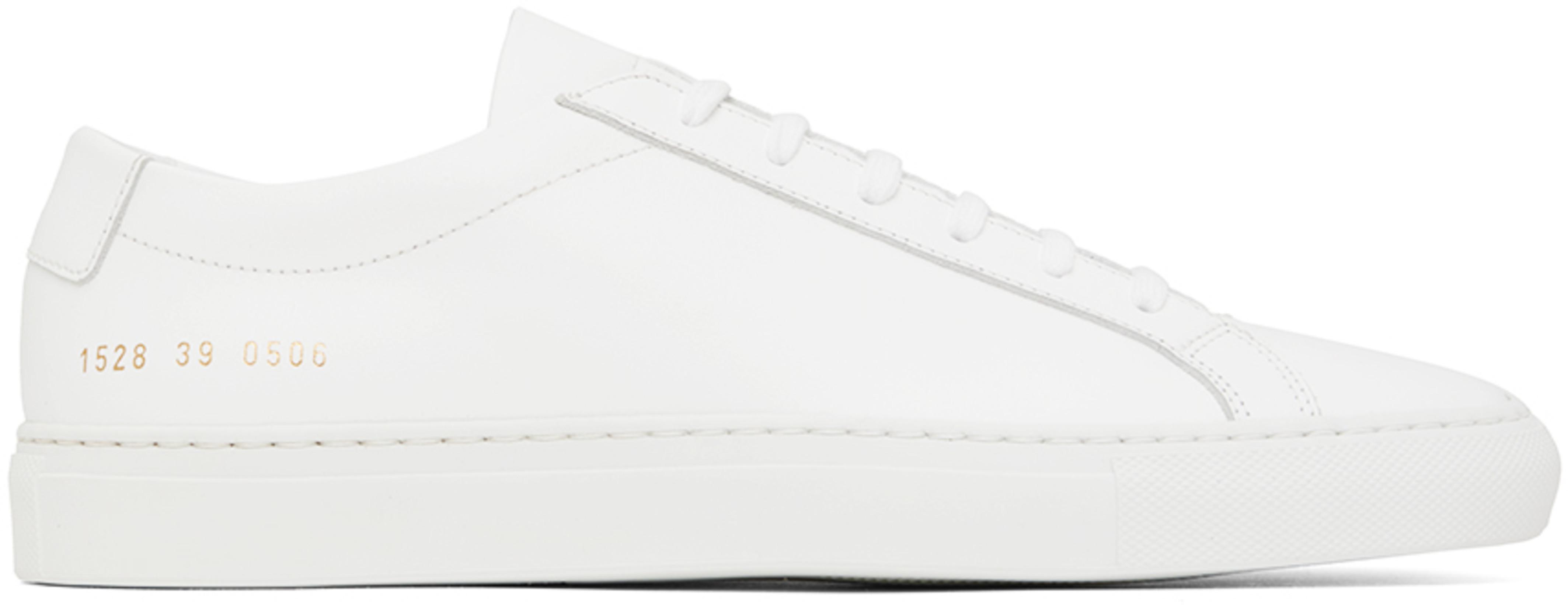 White Original Achilles Low Sneakers by COMMON PROJECTS