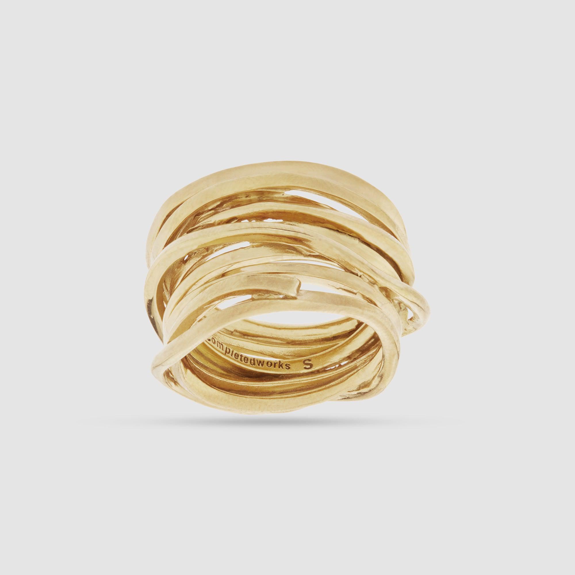 Completed Works Gold Layered Ring by COMPLETEDWORKS