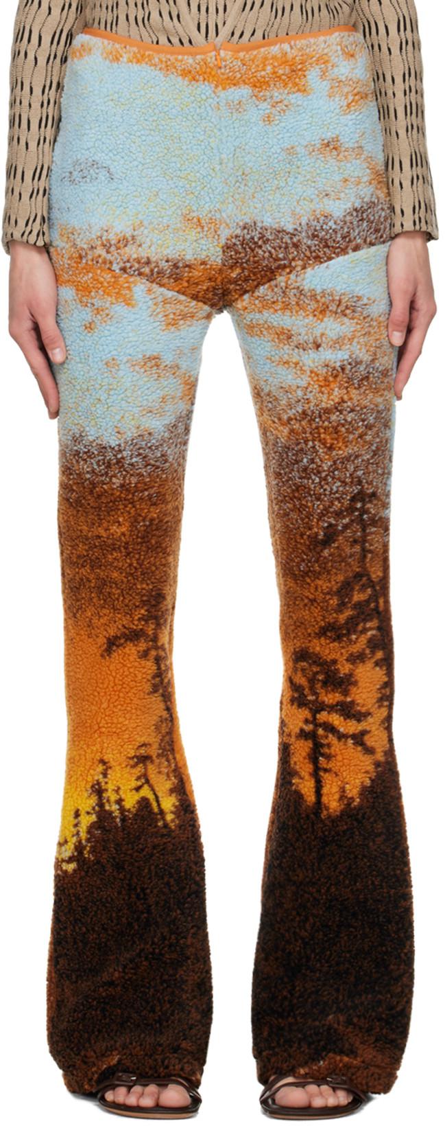 SSENSE Exclusive Orange Lounge Pants by CONNER IVES