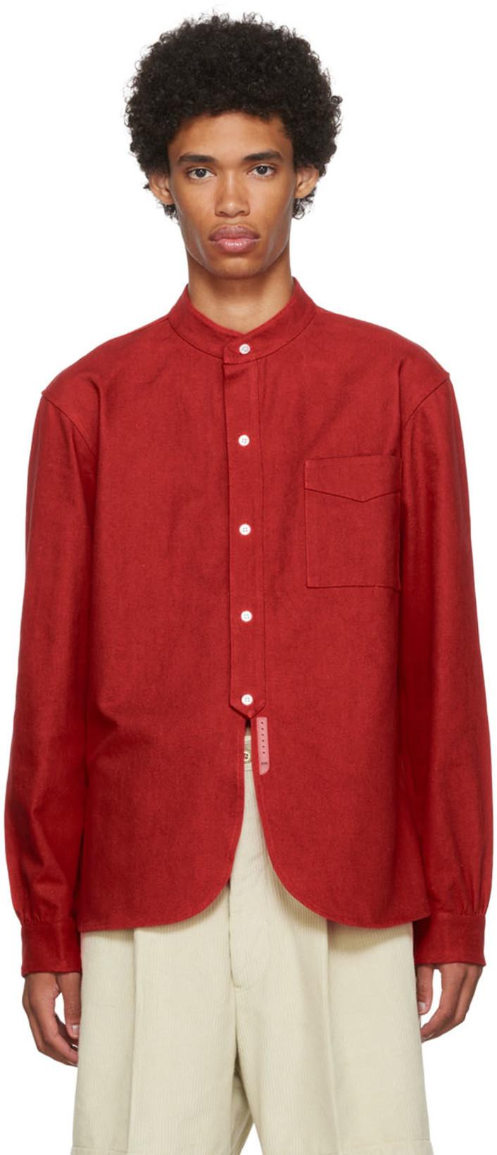 Red Work Shirt by CONNOR MC KNIGHT