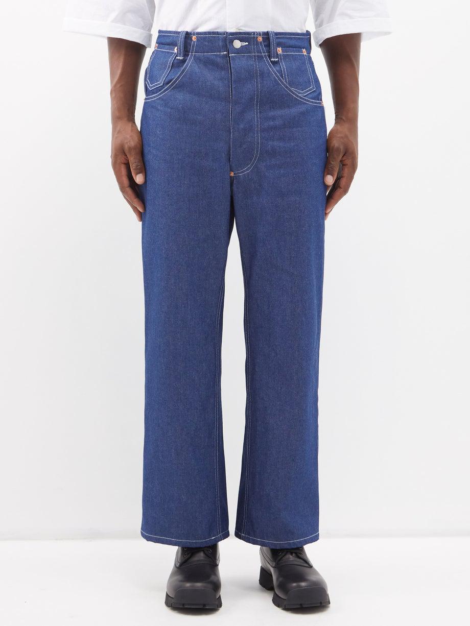 Kind of Blue relaxed-leg jeans by CONNOR MCKNIGHT