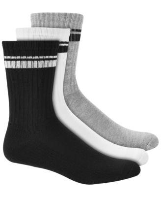 Men's 3pk. Stripe Crew Socks by CONVERSE