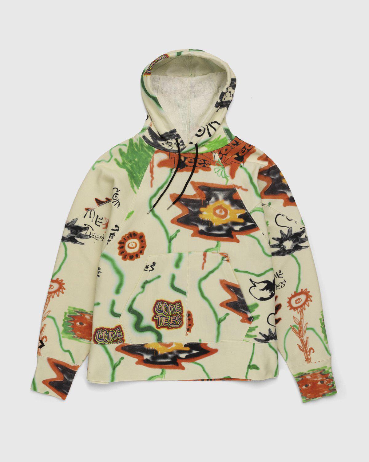 Converse x Come Tees – Floral Triangle Hoodie Bone by CONVERSE X COME TEES