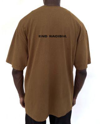 Men's End Racism 2 Logo Graphic T-Shirt by COOL CREATIVE