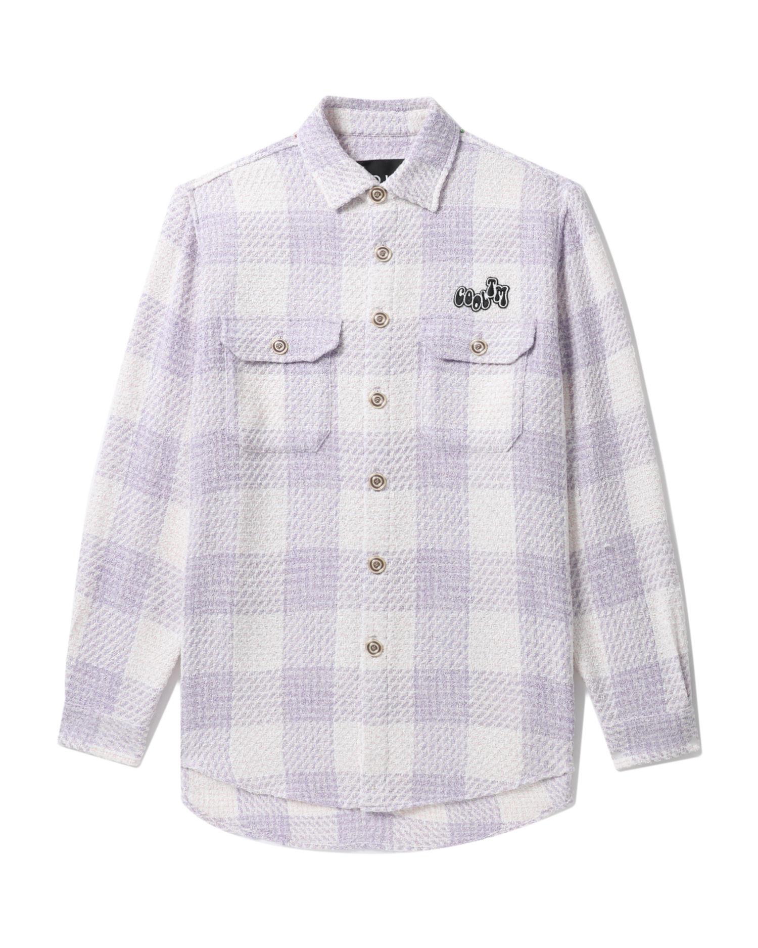 Oversized logo check shirt by COOL T.M