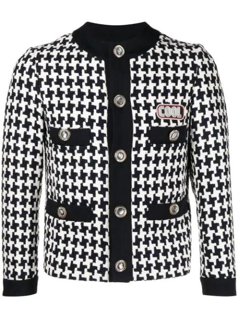 houndstooth tweed jacket by COOL T.M