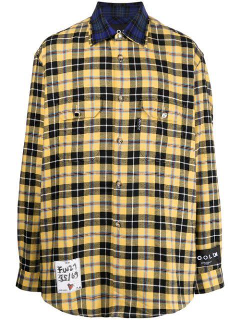 reversible plaid shirt by COOL T.M