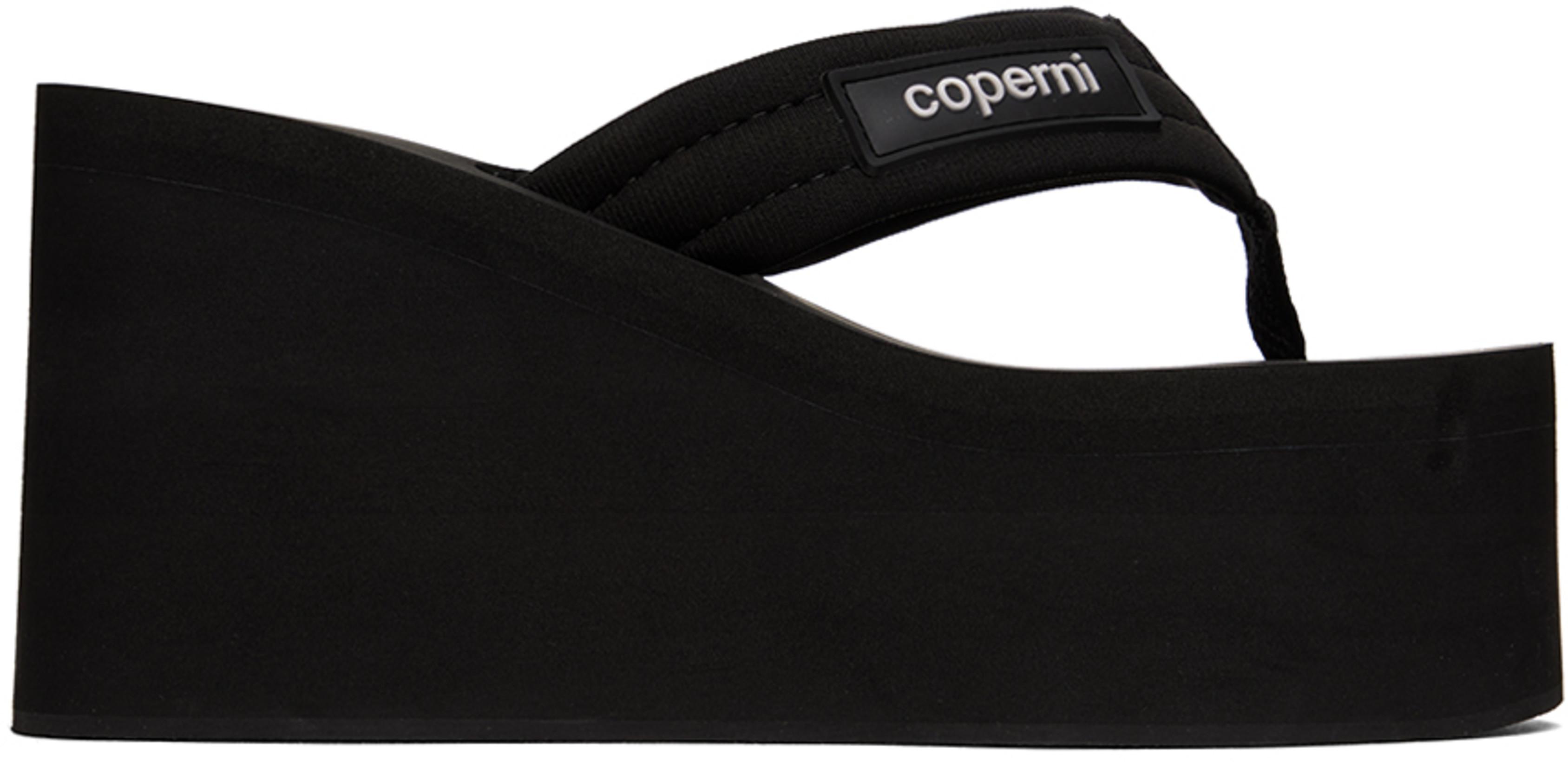 Black Wedge Sandals by COPERNI
