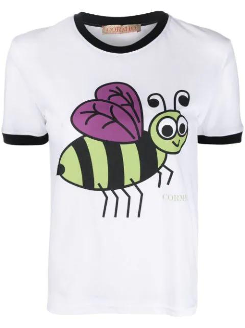 Busy As A Bee cotton T-shirt by CORMIO