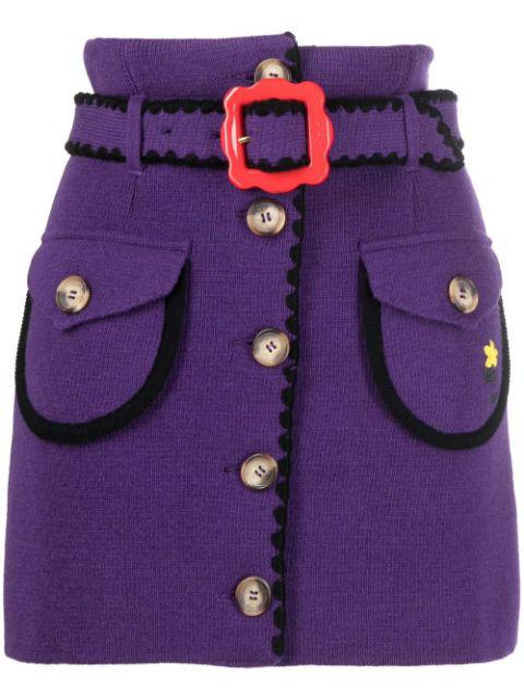 Helga knitted mini skirt by CORMIO