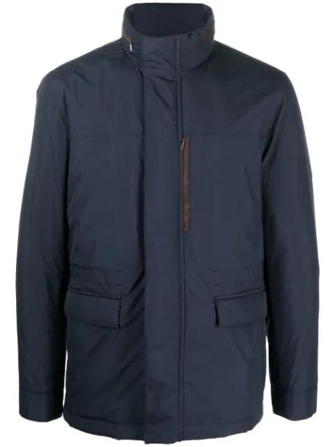 high-neck lightweight jacket by CORNELIANI