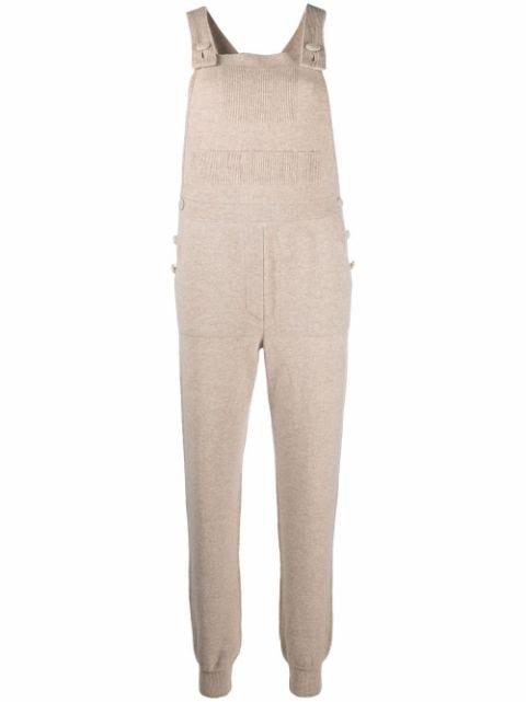 knitted cashmere dungarees by CORTE DI KEL