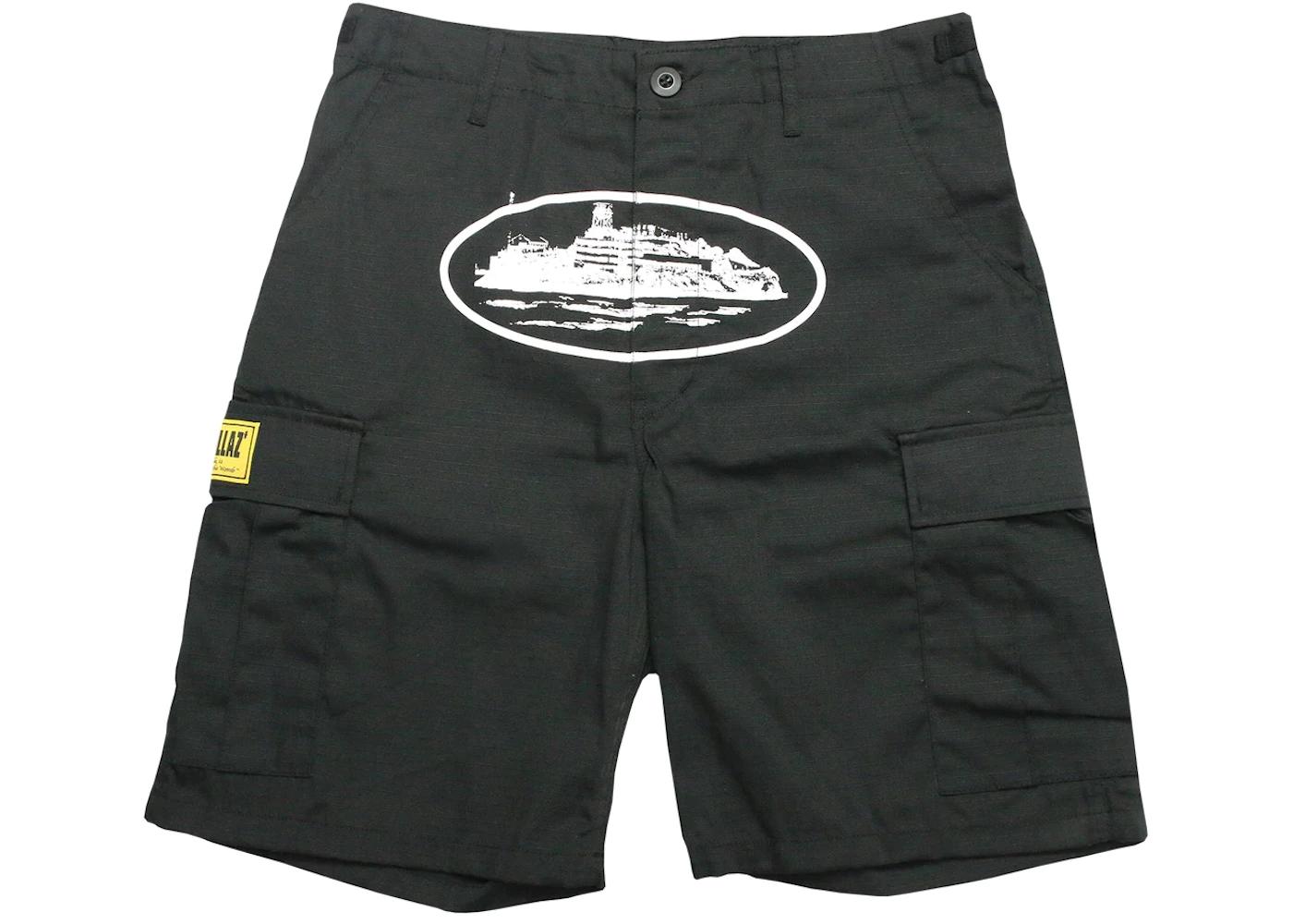 Alcatraz Shorts Triple Black by CORTEIZ jellibeans