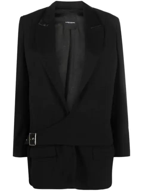 belted tailored blazer dress by COSTUME NATIONAL CONTEMPORARY
