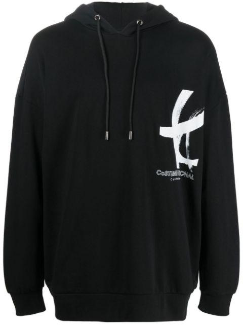 logo-print detail hoodie by COSTUME NATIONAL CONTEMPORARY