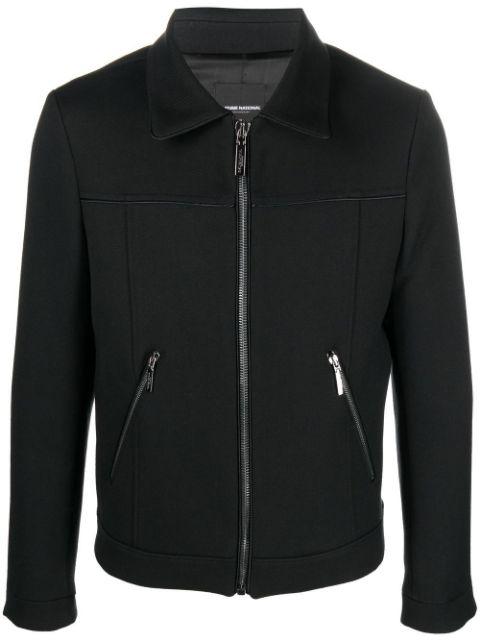 zip-front shirt jacket by COSTUME NATIONAL CONTEMPORARY