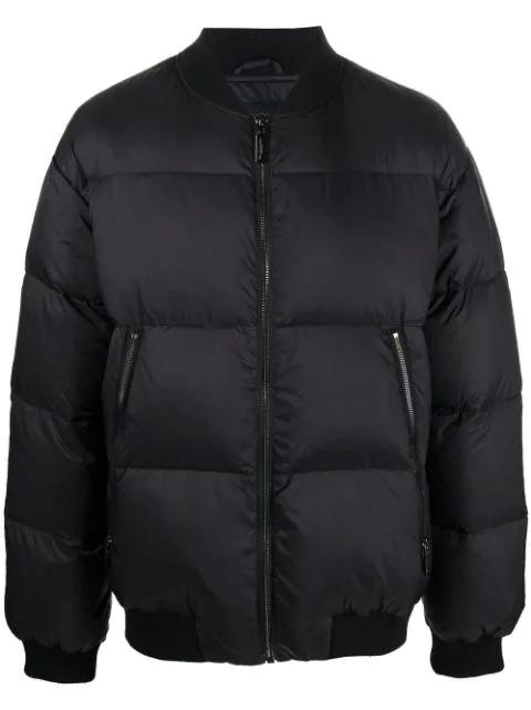 zip-up padded down jacket by COSTUME NATIONAL CONTEMPORARY