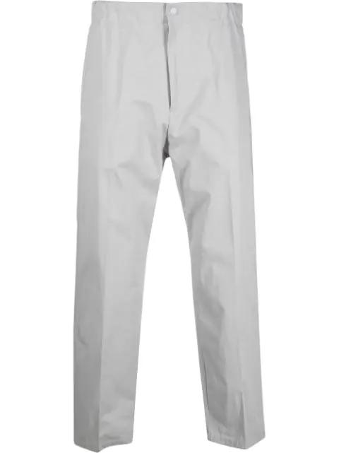 elasticated-waist straight-leg trousers by COSTUMEIN