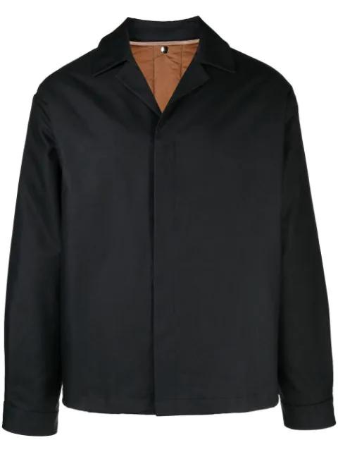 notched-collar shirt jacket by COSTUMEIN