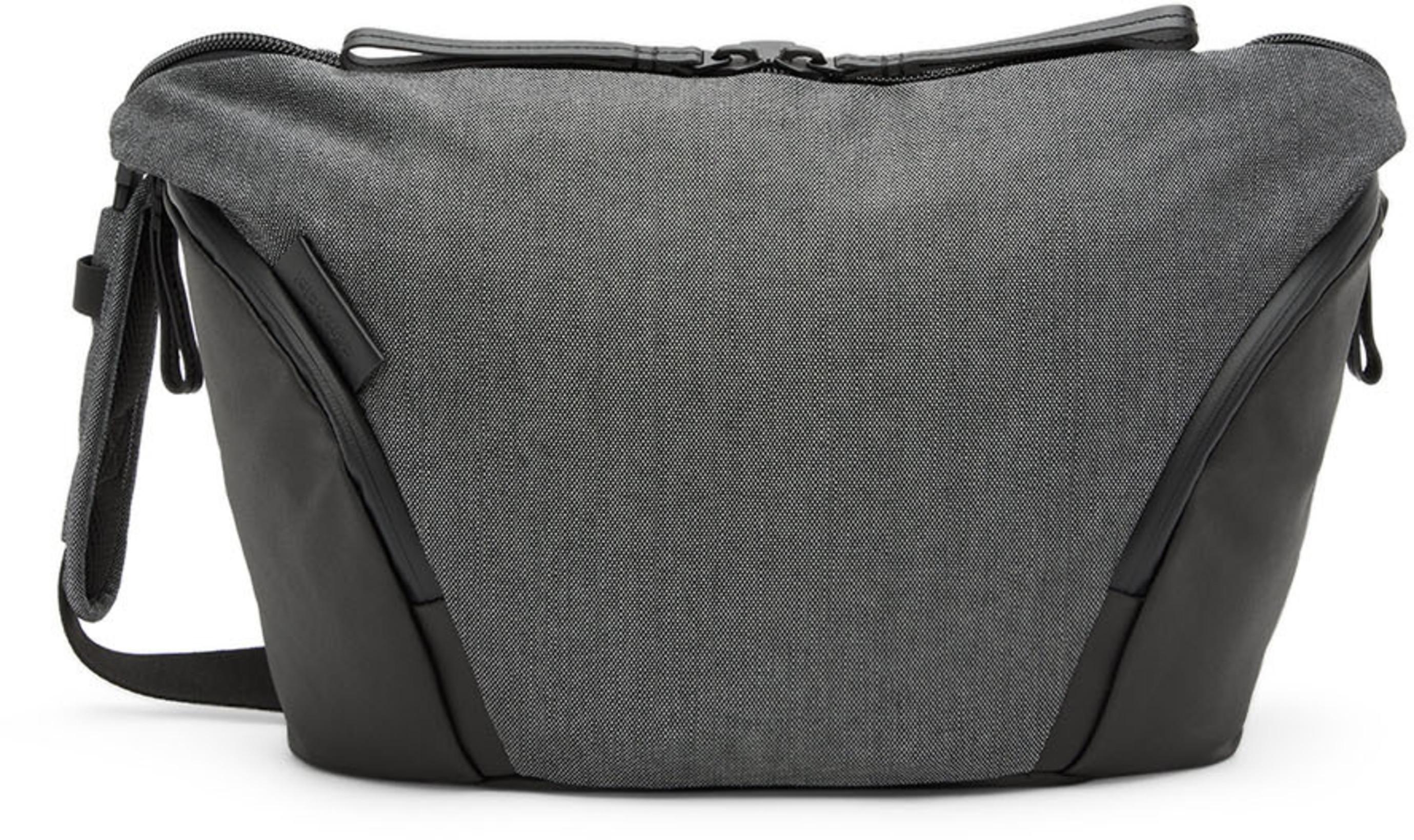 Black & Gray Oder-Spree Messenger Bag by COTE&CIEL