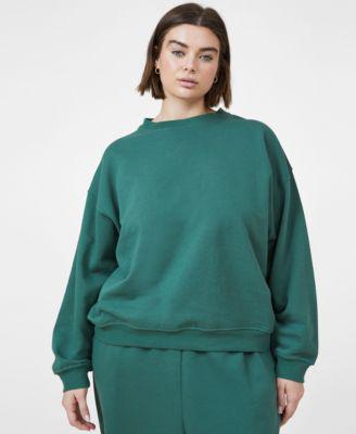 Trendy Plus Size Classic Crew Sweatshirt by COTTON ON