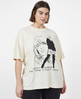 Trendy Plus Size Oversized License Graphic T-shirt by COTTON ON