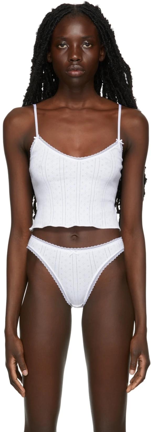 SSENSE Exclusive White 'The Cami' Camisole by COU COU