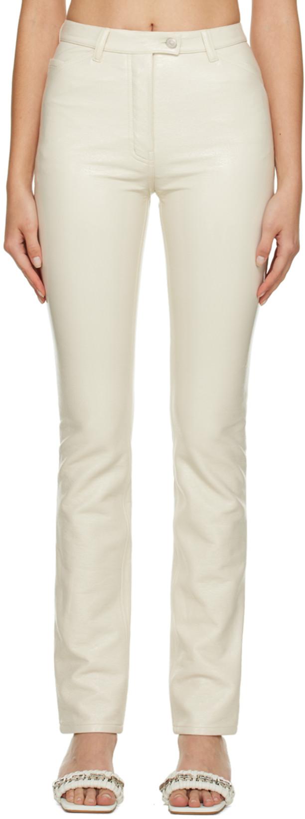 Off-White Slim-Fit Trousers by COURREGES