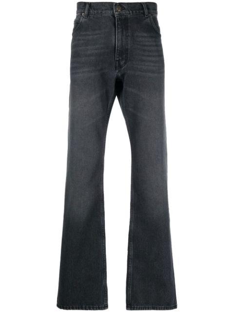 straight-leg faded jeans by COURREGES