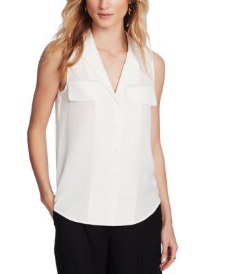 Women's Sleeveless Button-Down Blouse by COURT&ROWE