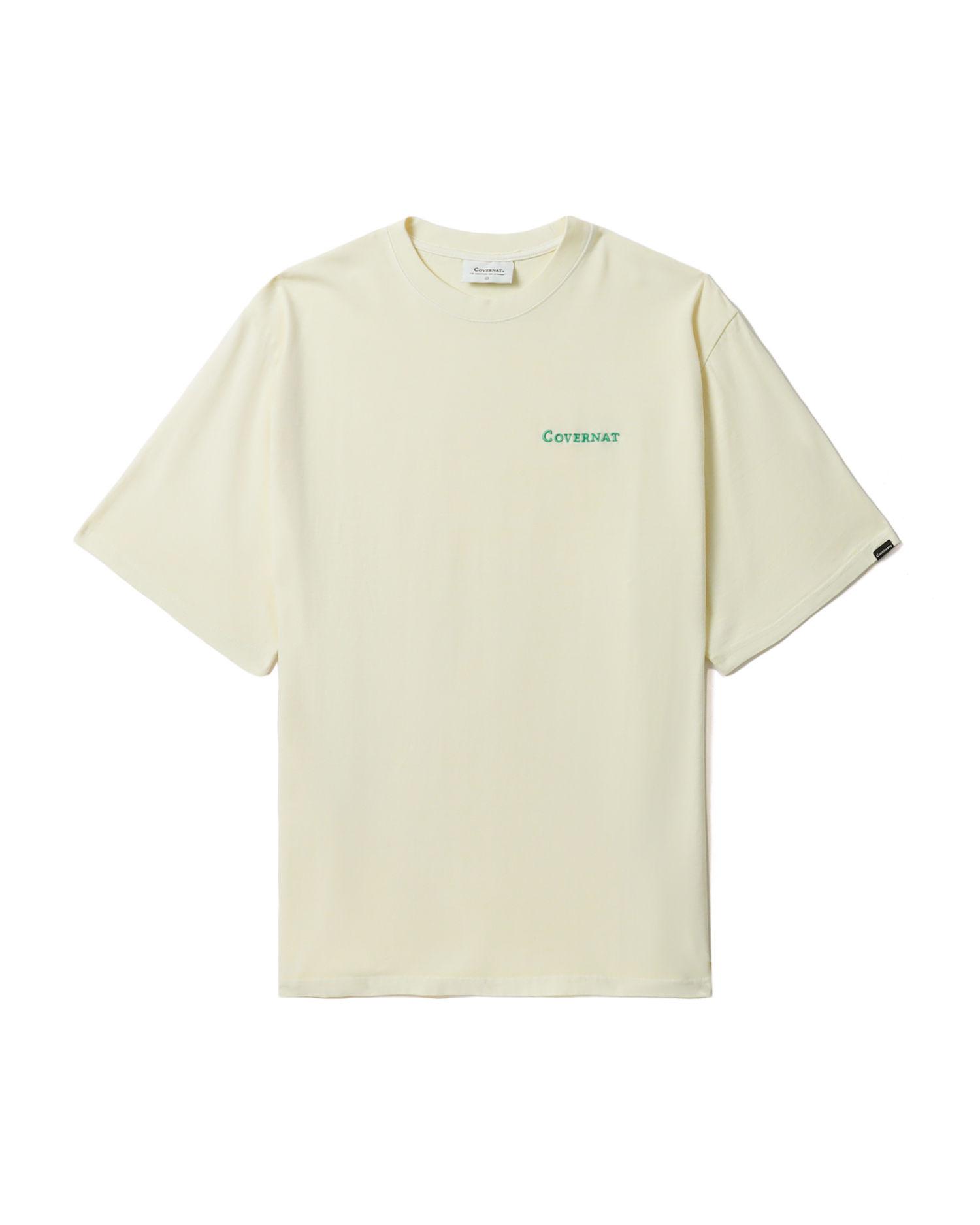 Embroidered logo tee. by COVERNAT