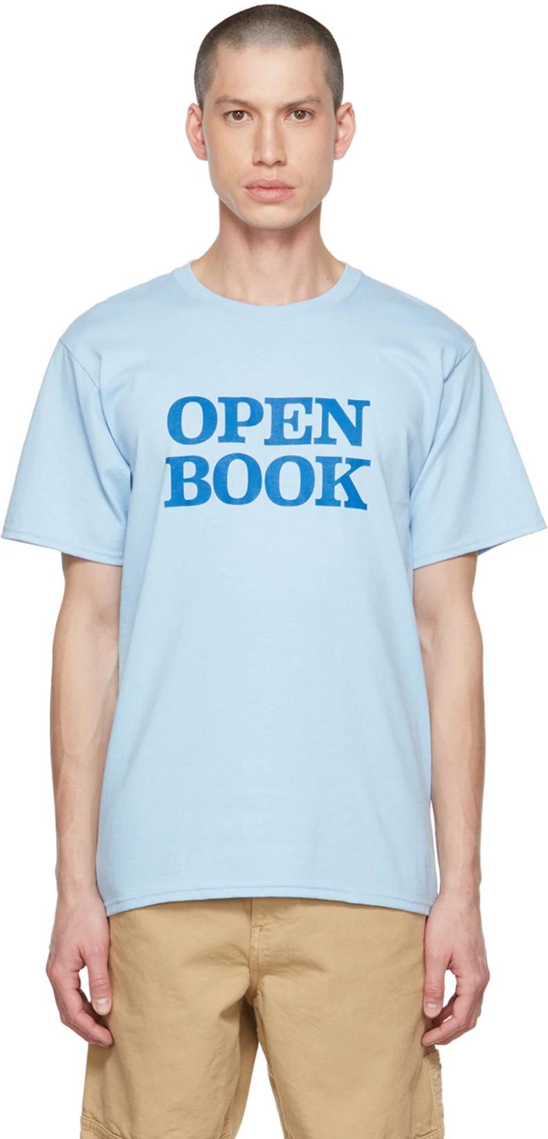 Blue 'Open Book' T-Shirt by COWGIRL BLUE CO