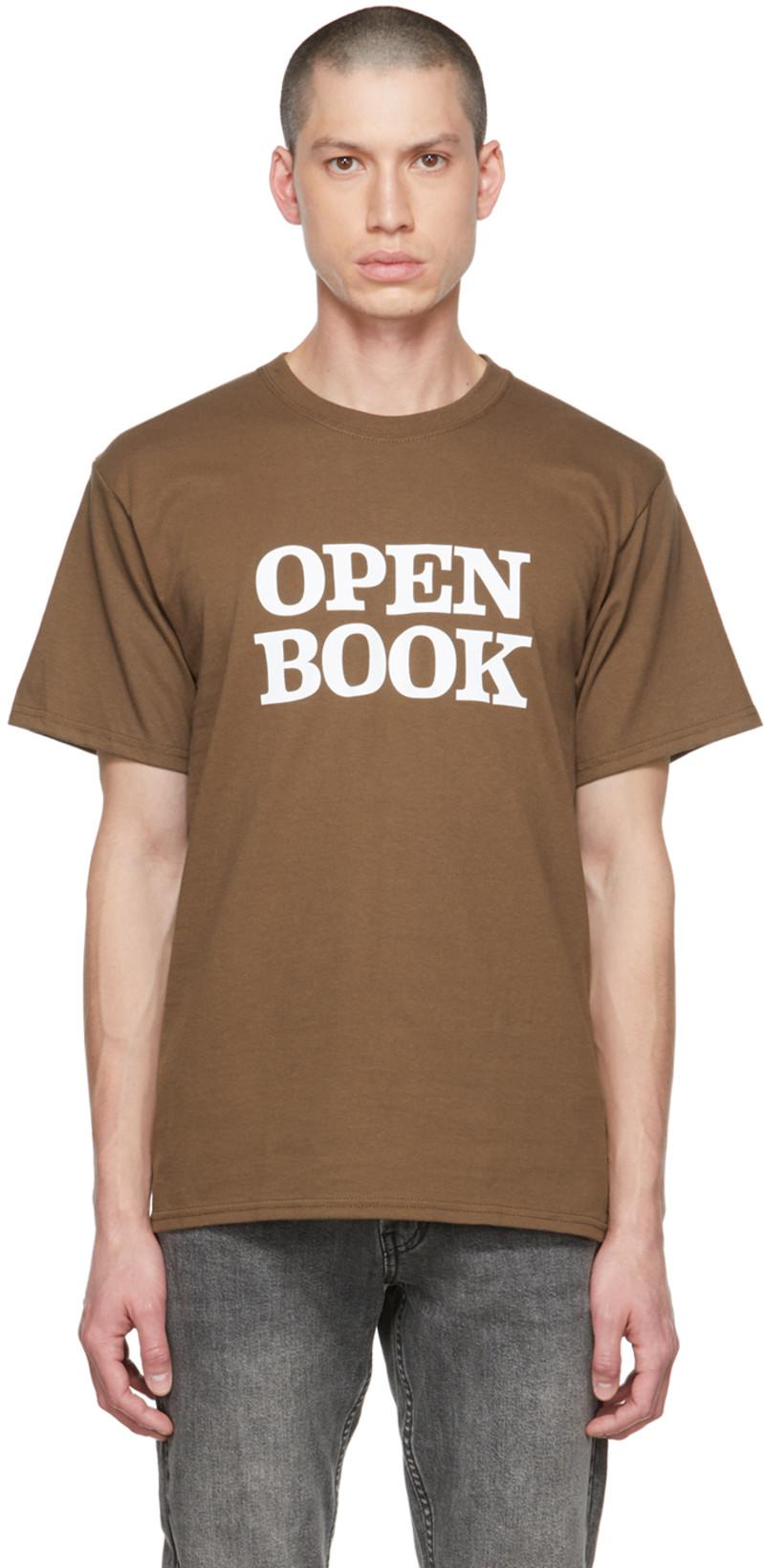 Brown 'Open Book' T-Shirt by COWGIRL BLUE CO