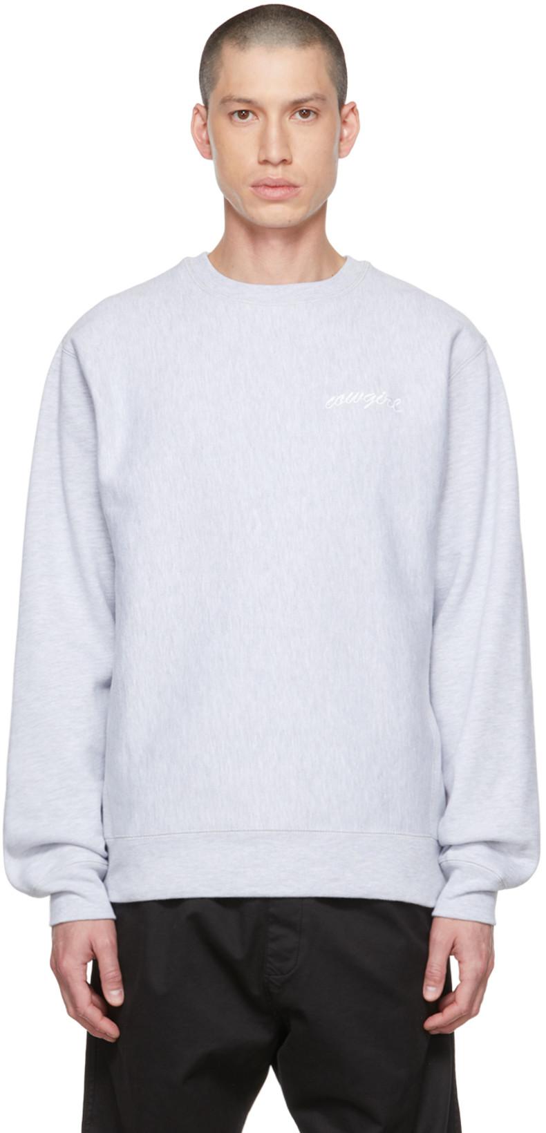 Gray Script Sweatshirt by COWGIRL BLUE CO