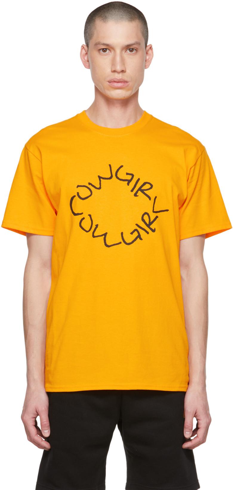 Yellow Penmanship T-Shirt by COWGIRL BLUE CO