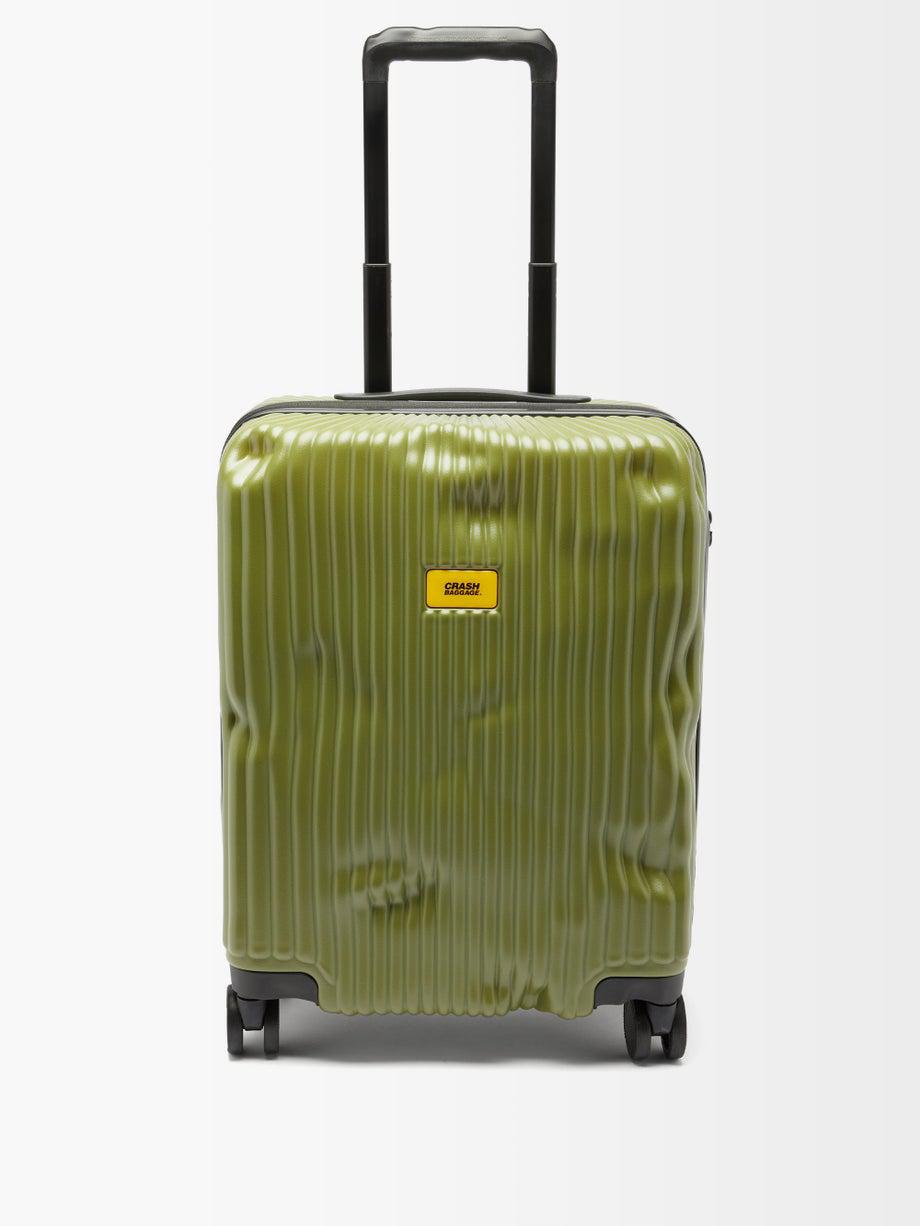 Stripe 55cm cabin suitcase by CRASH BAGGAGE