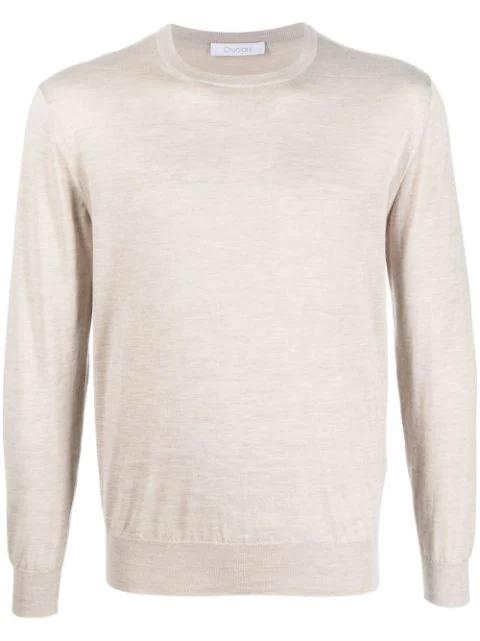 crew-neck long-sleeve jumper by CRUCIANI