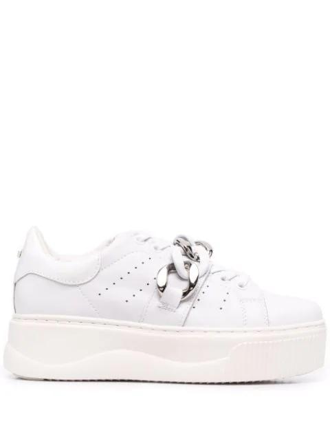 chain-link leather sneakers by CULT
