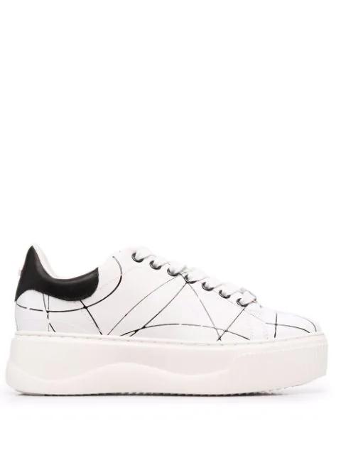 lace-up platform sneakers by CULT